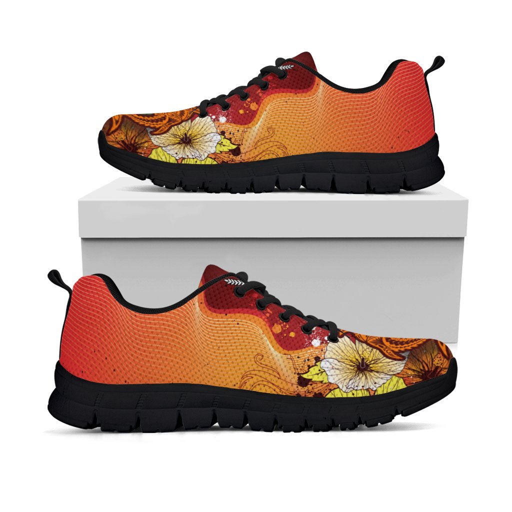 Kosrae Custom Personalised Sneakers - Tribal Tuna Fish - Polynesian Pride