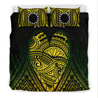 (Custom Personalised) Cook Islands Pattern Bedding Set Always In My Heart LT13 - Polynesian Pride