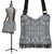 Polynesian Tribal Crossbody Boho Handbag Grey Crossbody Boho Handbag One Size Black - Polynesian Pride