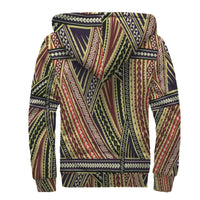 Polynesian Patterns Sherpa Hoodie 01 - Polynesian Pride