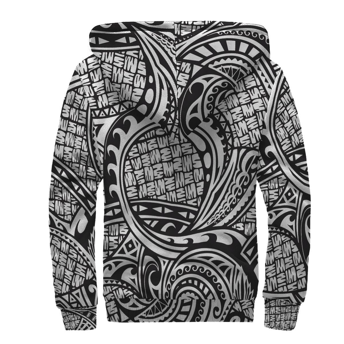 Polynesian Patterns Sherpa Hoodie 03 - Polynesian Pride