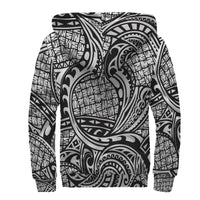 Polynesian Patterns Sherpa Hoodie 03 - Polynesian Pride