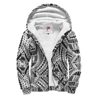 Polynesian Patterns Sherpa Hoodie 06 - Polynesian Pride