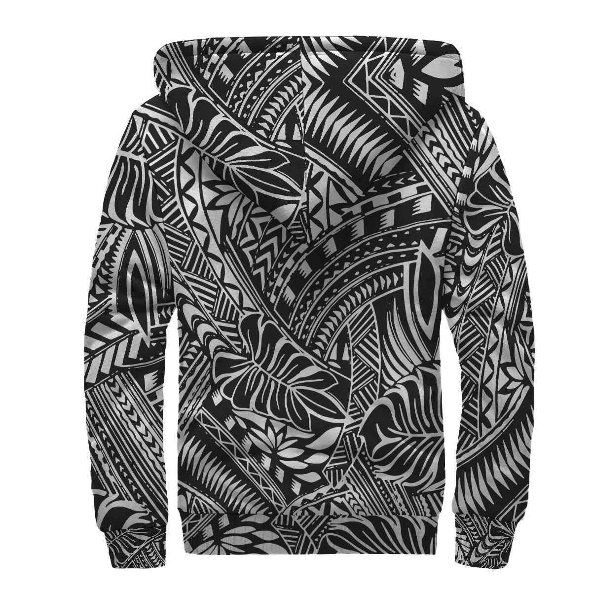 Polynesian Patterns Sherpa Hoodie 07 - Polynesian Pride