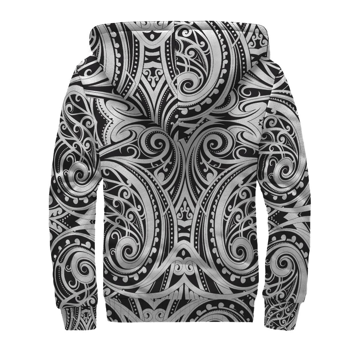 Polynesian Patterns Sherpa Hoodie 09 - Polynesian Pride