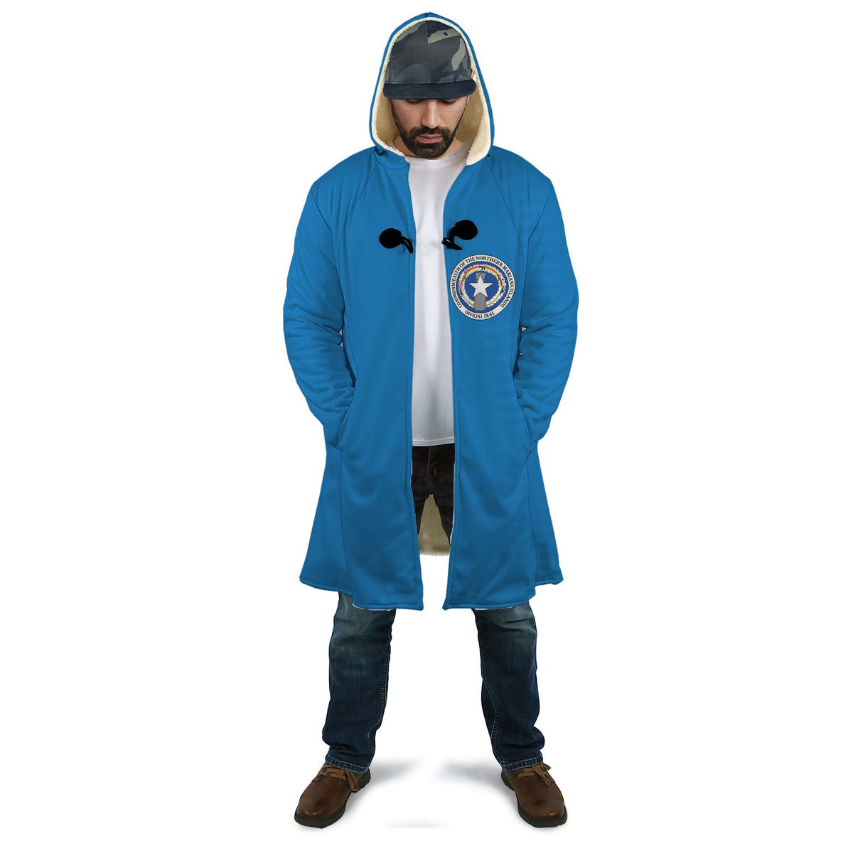 Northern Mariana Islands All Over Print Cloak A5 - Polynesian Pride