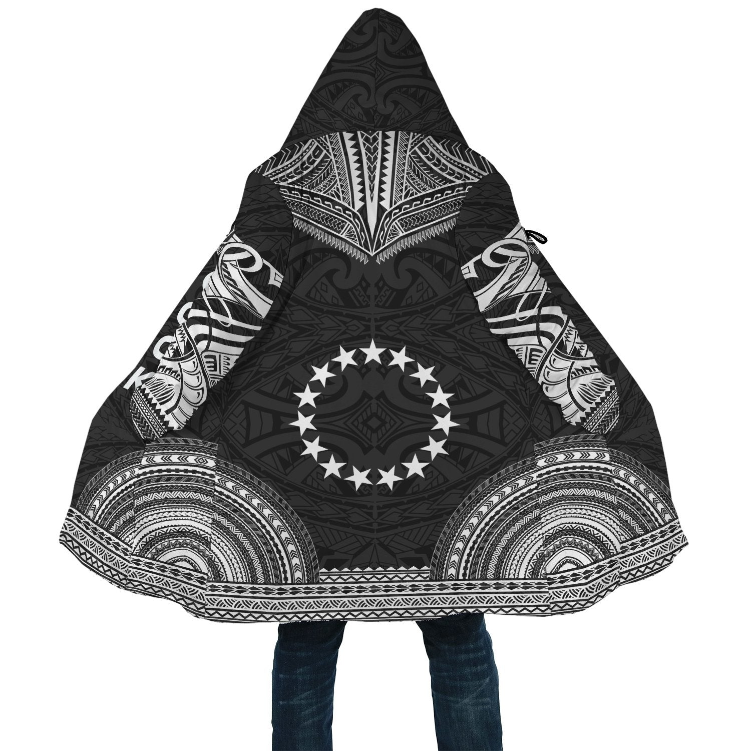 Cook Islands Polynesian Chief Cloak - Black Version - Polynesian Pride