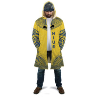 Niue Flag Polynesian Chief Cloak Unisex Gold - Polynesian Pride