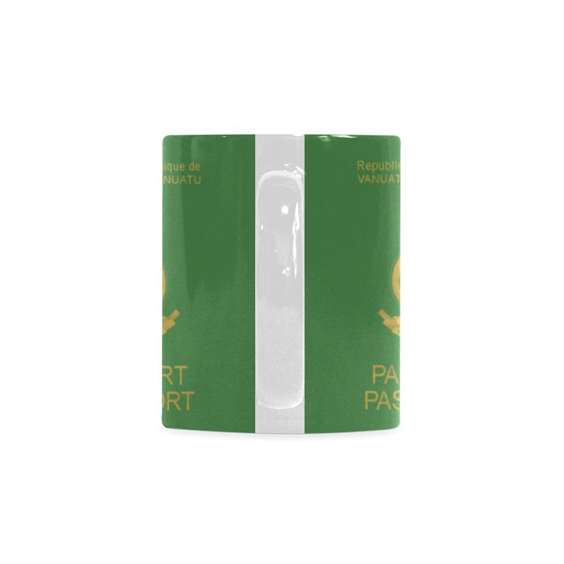 Vanuatu Passport White Mug - Polynesian Pride
