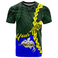 Papua New Guinea Morobe Province Polynesian Custom T Shirt Tribal Wave Tattoo Unisex Blue - Polynesian Pride