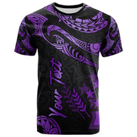 Kosrae Micronesia Custom T Shirt Poly Tattoo Purple Version Unisex Purple - Polynesian Pride