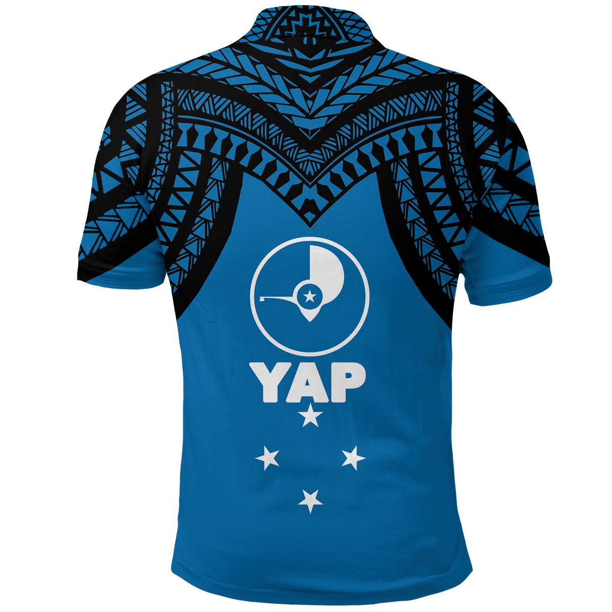 Micronesia Yap Proud Yapese Polo Shirt LT12 - Polynesian Pride