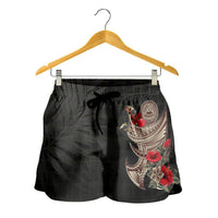 American Samoa Women's Shorts - Polynesian Tribal Vintage Style - Polynesian Pride