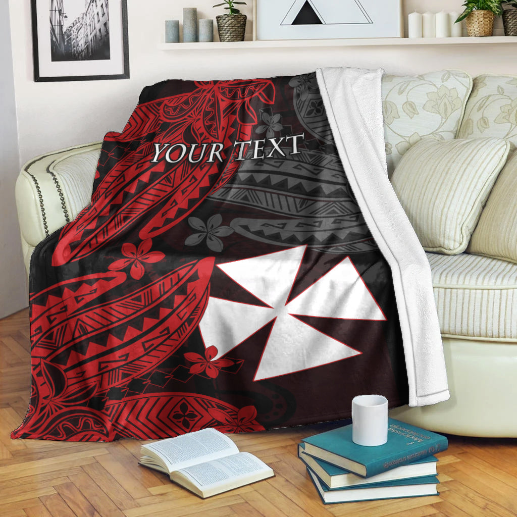 (Custom Personalised) Wallis and Futuna Premium Blanket Enjoy Polynesian Flowers LT13 - Polynesian Pride