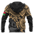 Vanuatu Polynesian Hoodie Gold Turtle - Polynesian Pride