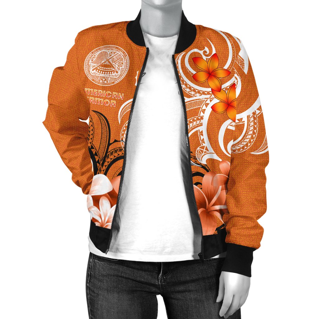American Samoa Women's Bomber Jacket - American Samoa Spirit - Polynesian Pride