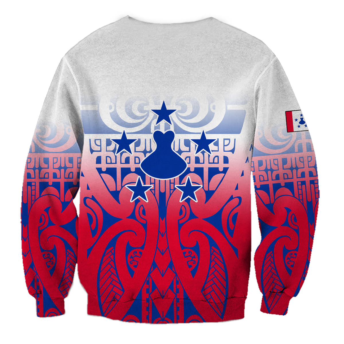 (Custom Personalised) Austral Islands Tribal Tattoo Sweatshirt - LT12 - Polynesian Pride