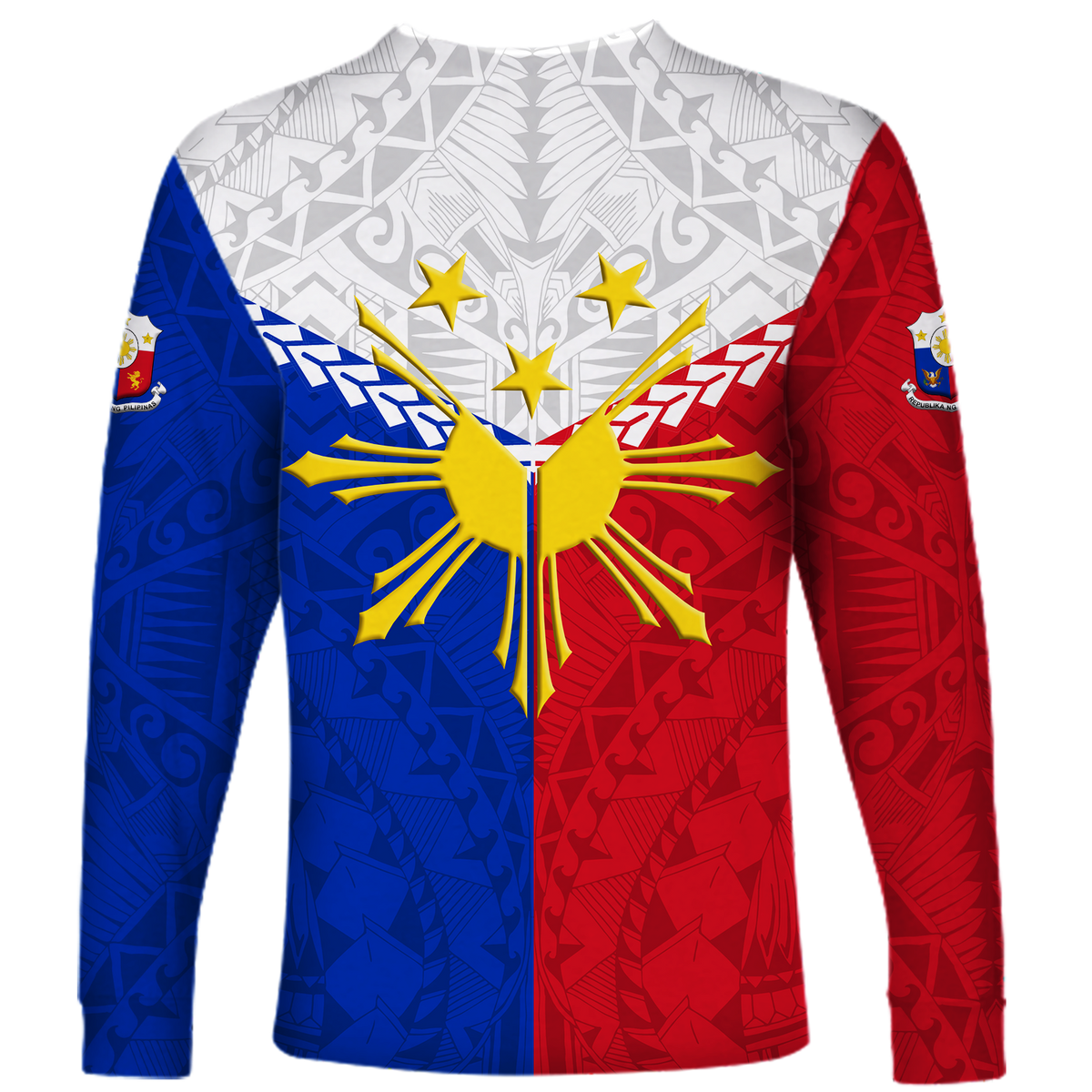 (Custom Personalised) The Philippines Legend Long Sleeve Shirt - LT12 - Polynesian Pride