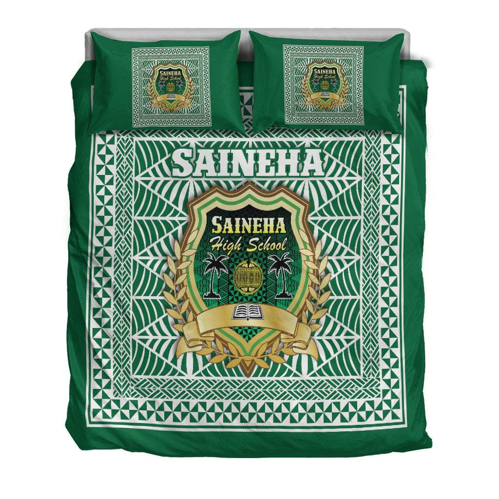 Saineha High School Bedding Set Tonga Pattern LT4 - Polynesian Pride