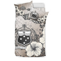 Samoa Bedding Set - Vintage Luxury Floral Style - Polynesian Pride