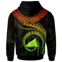 Tokelau Polynesian Custom Zip up Hoodie Tokelau Waves (Reggae) - Polynesian Pride
