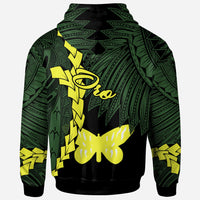 Papua New Guinea Oro Province Polynesian Hoodie Tribal Wave Tattoo - Polynesian Pride