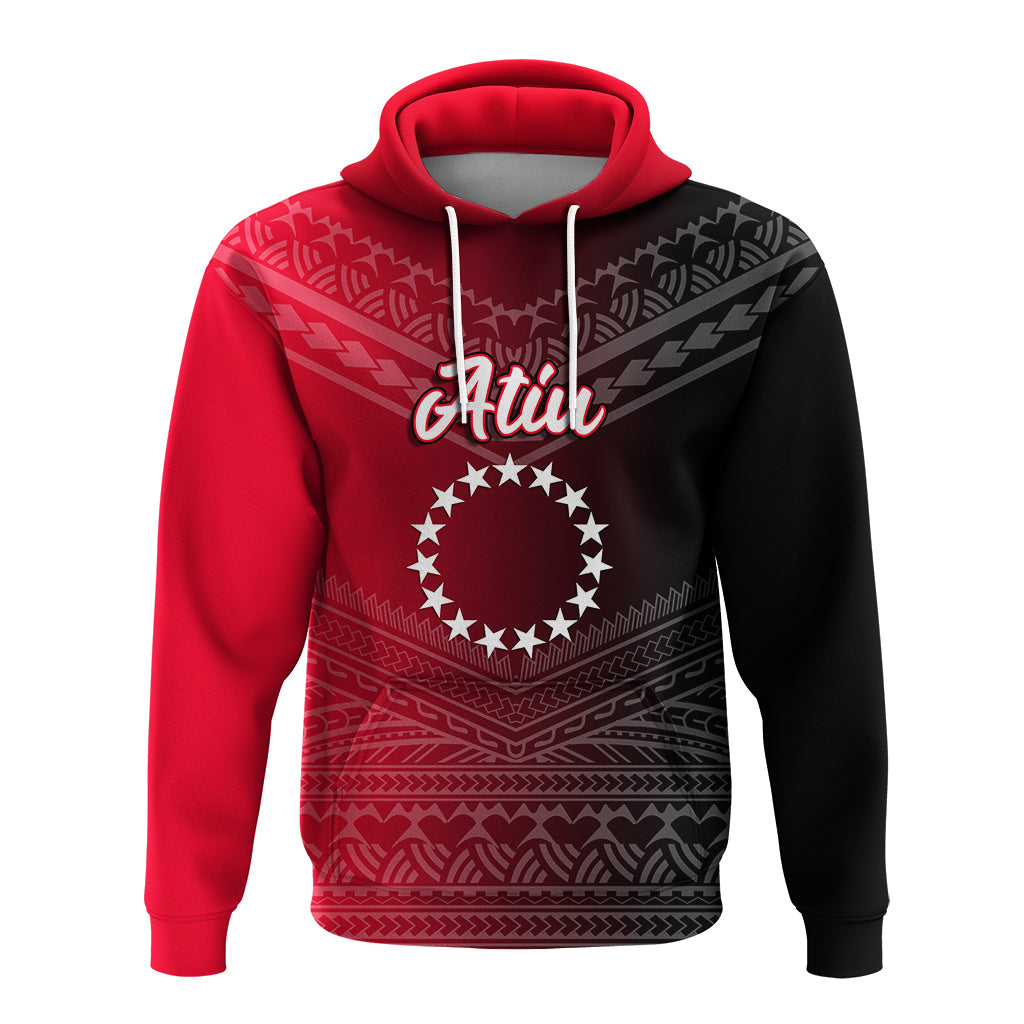 Custom Atiu Cook Islands Pride Hoodie LT12 - Polynesian Pride