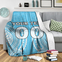 (Custom Personalised) Cook Islands Mauke Blanket - Tribal Pattern - LT12 - Polynesian Pride