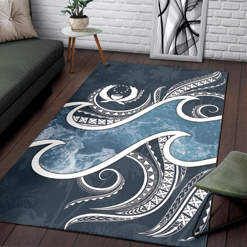 Pohnpei Islands Polynesian Area Rug - Ocean Style - Polynesian Pride
