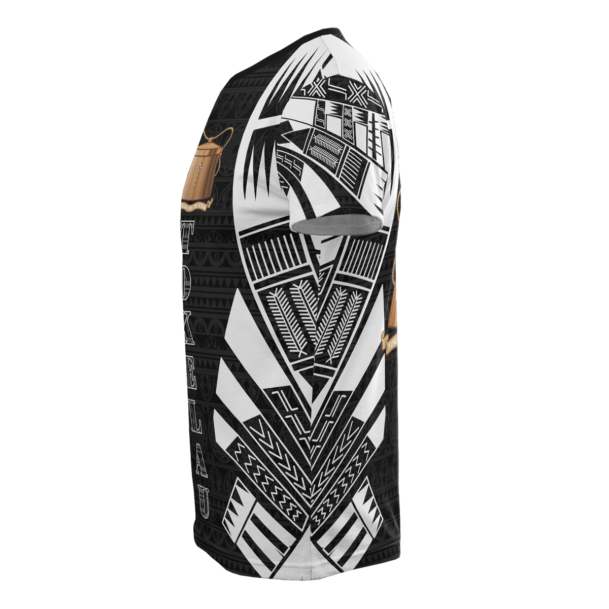 Tokelau T Shirt Tokelauan Coat of Arms Polynesian Tattoo Style - Polynesian Pride