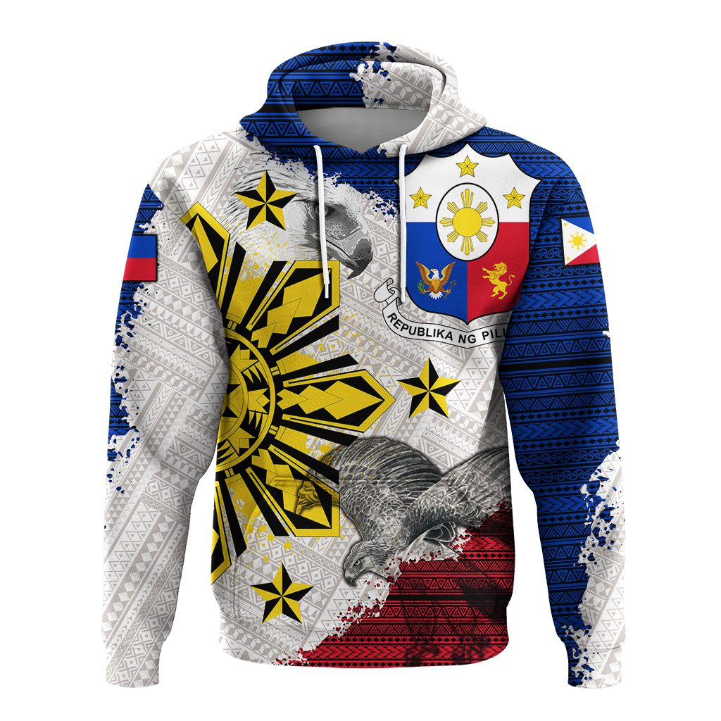 Philippines Filipino Tribal Eagle Hoodie LT2 - Polynesian Pride