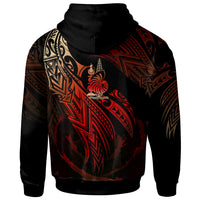 New Caledonia Polynesian Hoodie Legend Red Version - Polynesian Pride