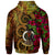 Vanuatu Polynesian Hoodie Hibiscus Vintage - Polynesian Pride