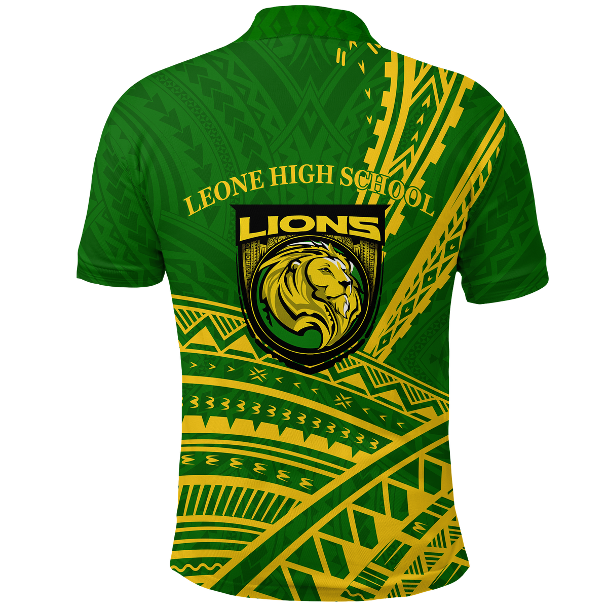 Custom Leone High School Pride Polo Shirt LT12 - Polynesian Pride