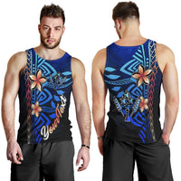 Kosrae Custom Personalised Men's Tank Top - Vintage Tribal Mountain - Polynesian Pride