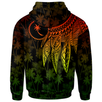 Chuuk Hoodie Polynesian Wings (Reggae) - Polynesian Pride