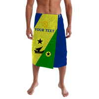 Custom Malampa Vanuatu Province Lavalava Flag Style LT12 Lavalava Black - Polynesian Pride