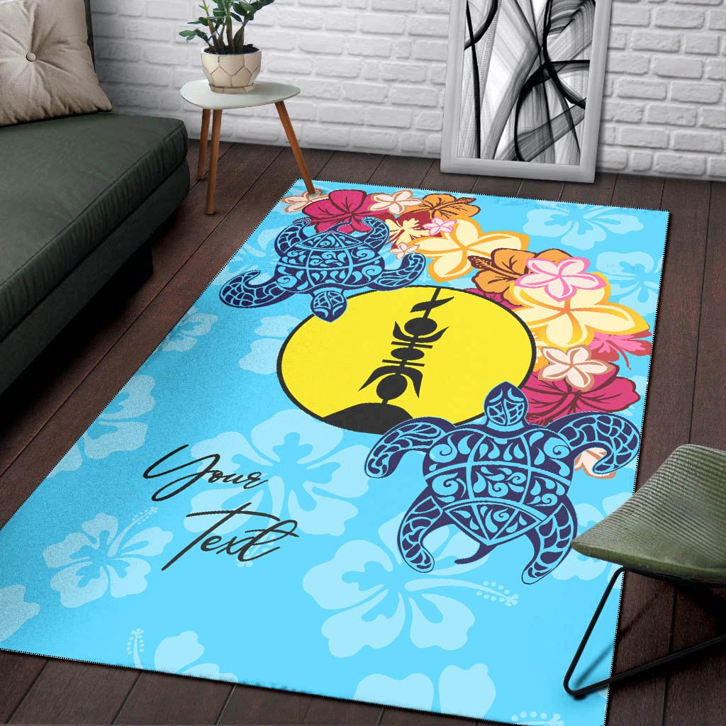 New Caledonia Area Rug - Custom Personalised Tropical Style - Polynesian Pride