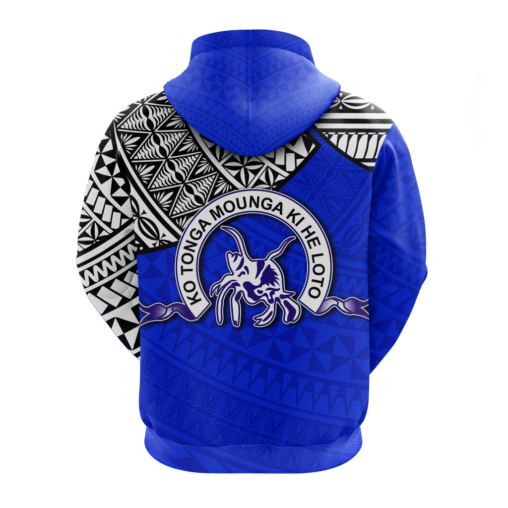 Tupou College BLUE TAEILOA Old Boys Zip Hoodie LT4 - Polynesian Pride
