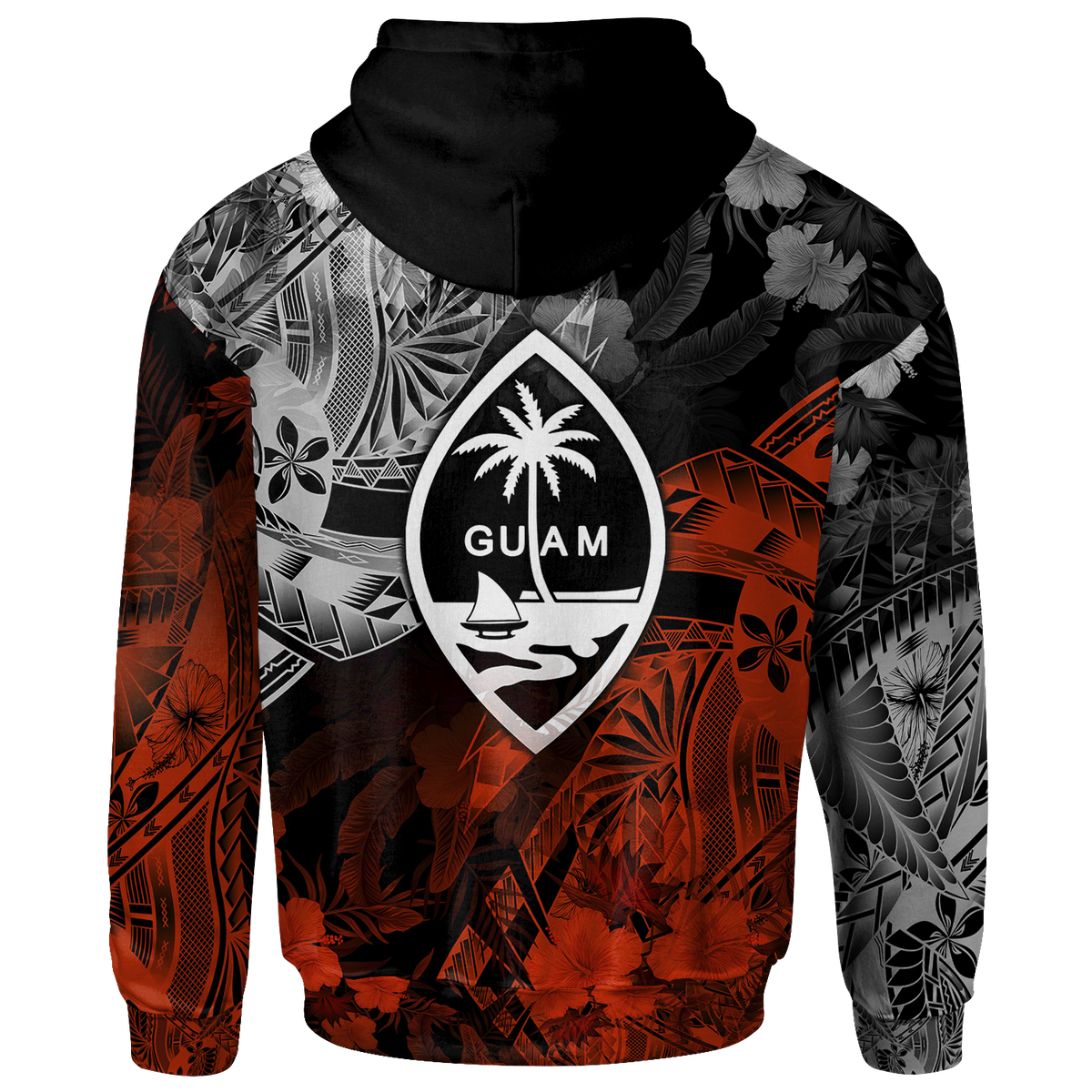 Guam Polynesian Hoodie Vintage Polynesian - Polynesian Pride