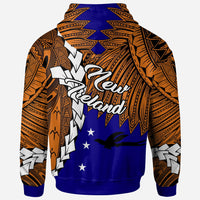 Papua New Guinea New Ireland Province Polynesian Custom Hoodie Tribal Wave Tattoo - Polynesian Pride