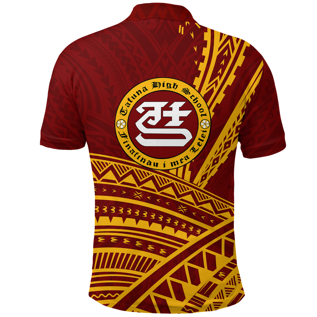 Tafuna High School American Samoa Pride Polo Shirt LT12 - Polynesian Pride