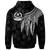 Vanuatu Hoodie Polynesian Wings (White) - Polynesian Pride