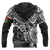 Vanuatu Polynesian Hoodie White Turtle - Polynesian Pride