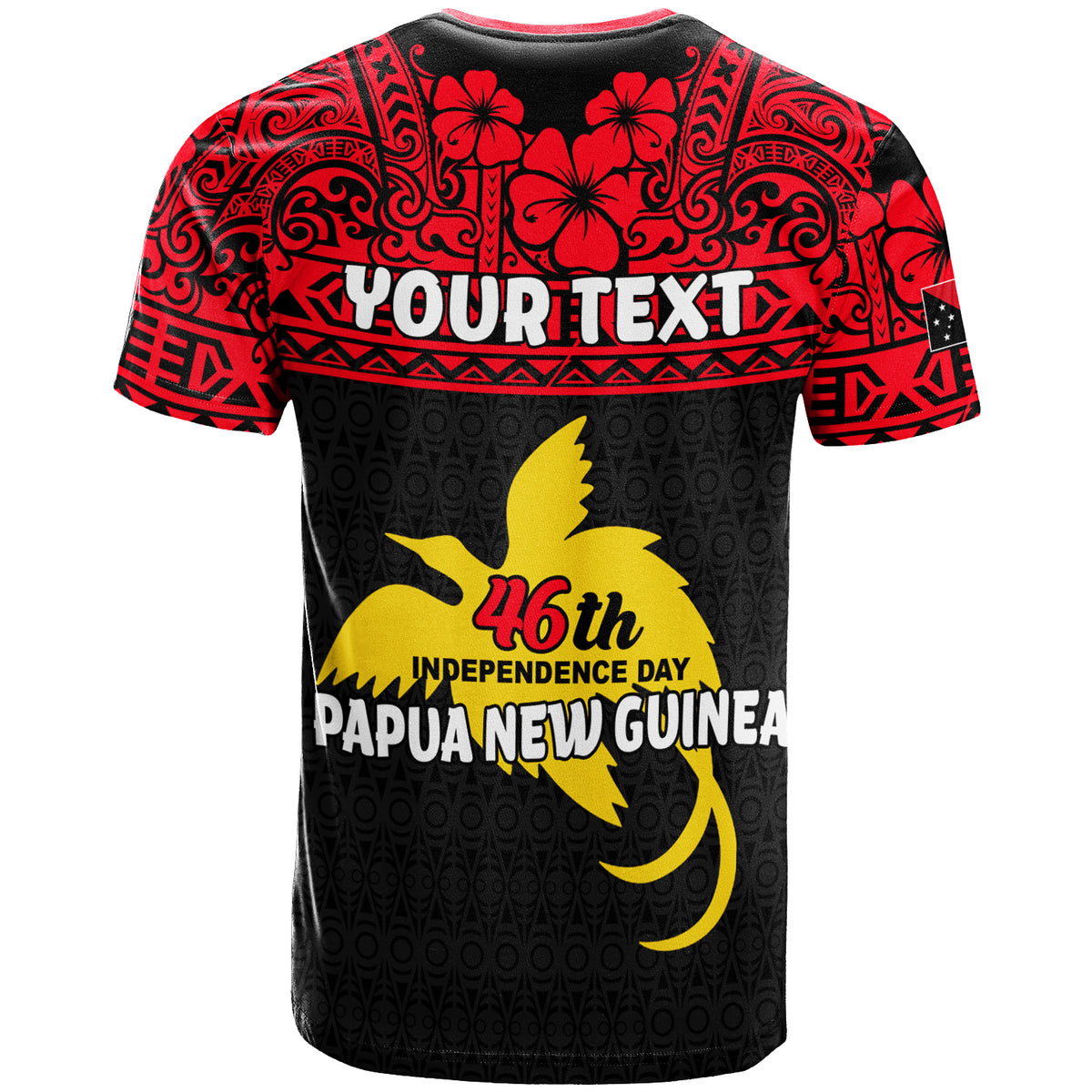 Custom Papua New Guinea Independence Day T Shirt LT12 - Polynesian Pride