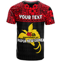 Custom Papua New Guinea Independence Day T Shirt LT12 - Polynesian Pride
