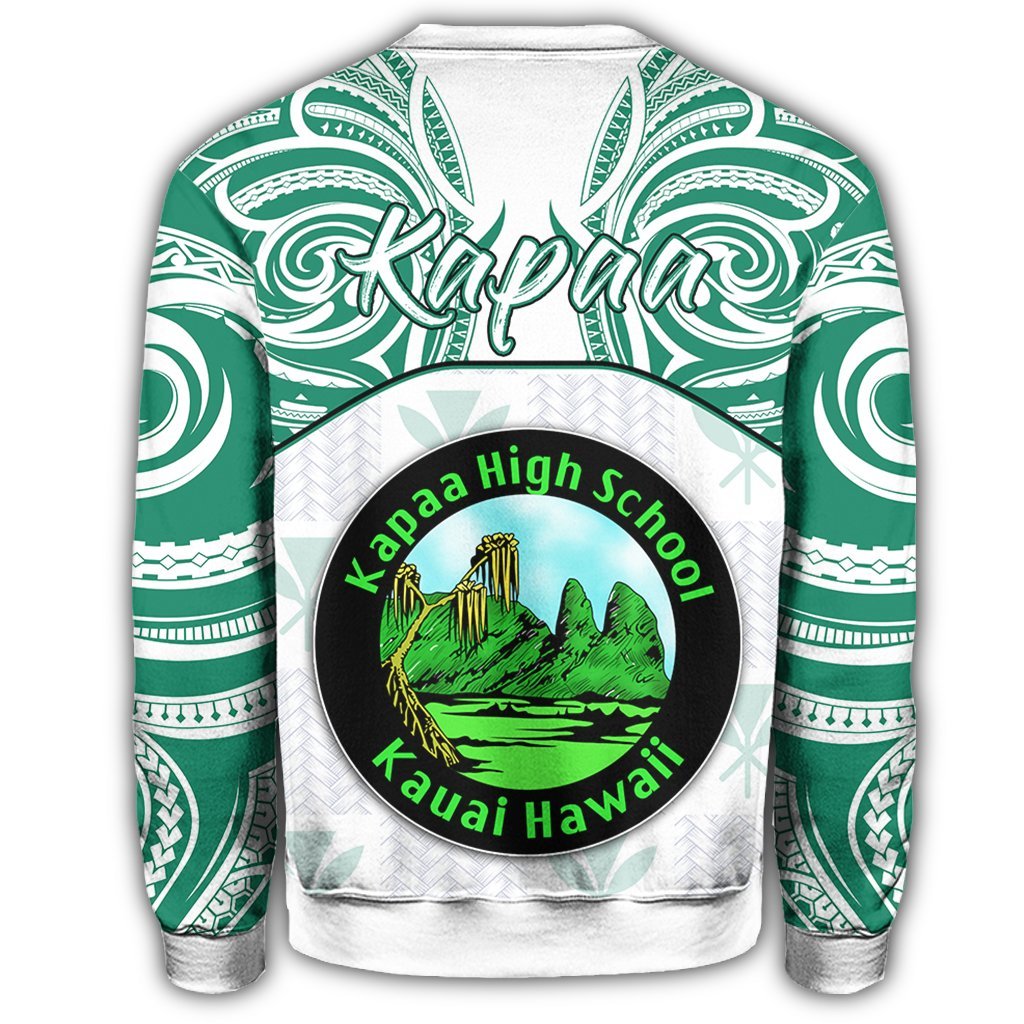 hawaiiSweat Shirt - Kanaka Kapaa High School Sweat Shirt Demodern Style AH - Polynesian Pride