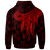 American Samoa Hoodie Polynesian Wings (Red) - Polynesian Pride