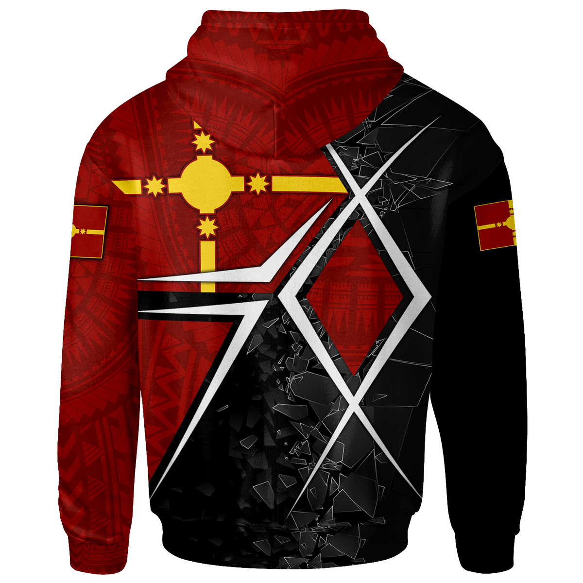 Rotuma Polynesian Zip up Hoodie Rotuman Flag - Polynesian Pride