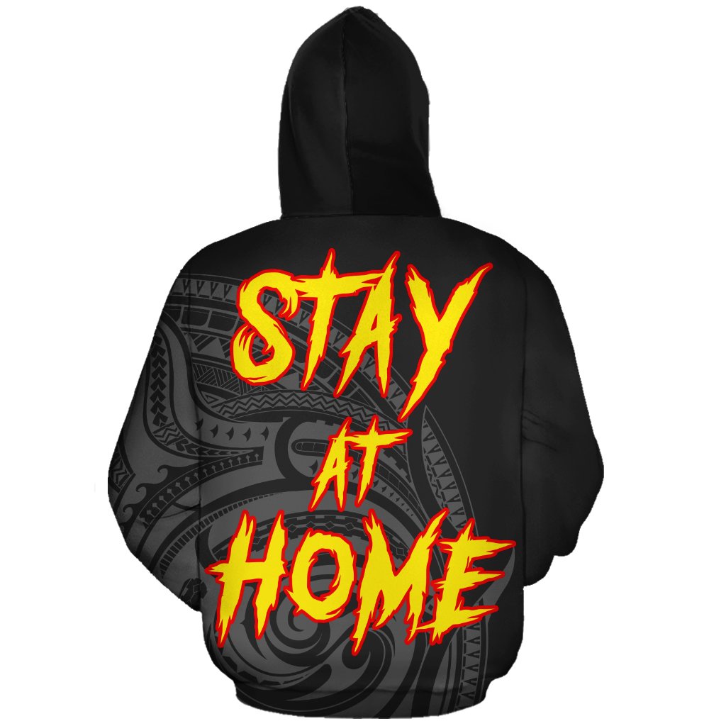 Hawaii Stay At Home Warrior Hoodie (Zipper) - Polynesian Pride